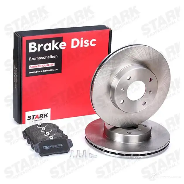 Тормозные диски и колодки, комплект STARK GZR87 T 1437814353 skbk1090199 изображение 1