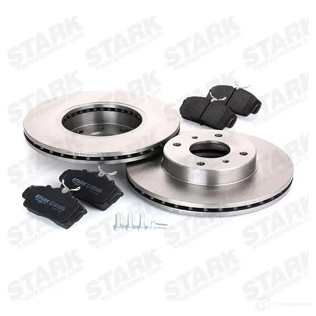 Тормозные диски и колодки, комплект STARK GZR87 T 1437814353 skbk1090199 изображение 2