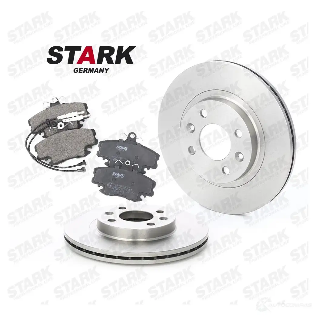 Тормозные диски и колодки, комплект STARK XX8W QA skbk1090016 1437813820 изображение 0