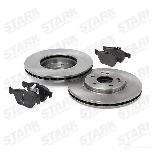 Тормозные диски и колодки, комплект STARK skbk1090267 WPH9W3 Q 1437814630 изображение 2