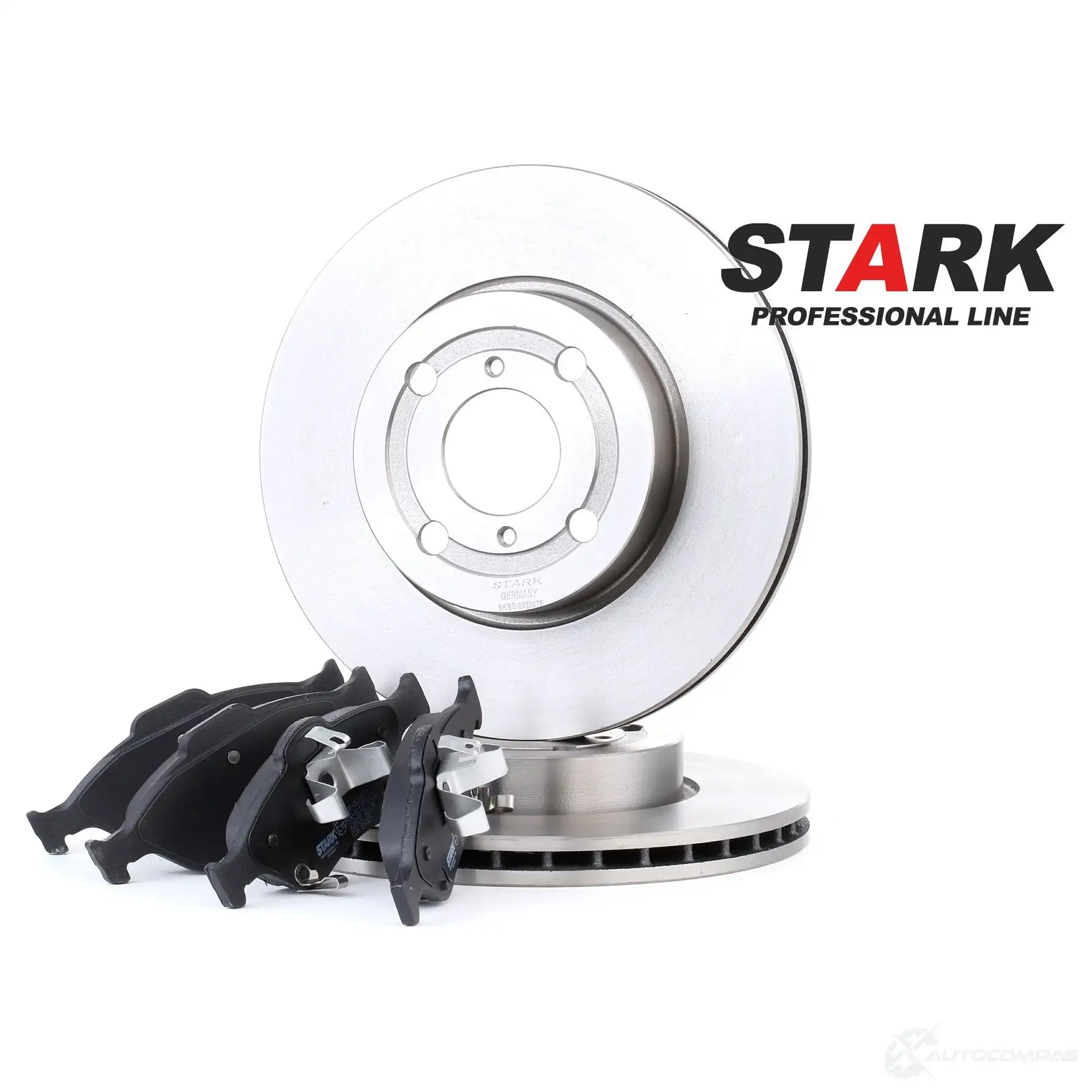 Тормозные диски и колодки, комплект STARK UFFPG N 1437818119 skbk1090236 изображение 0