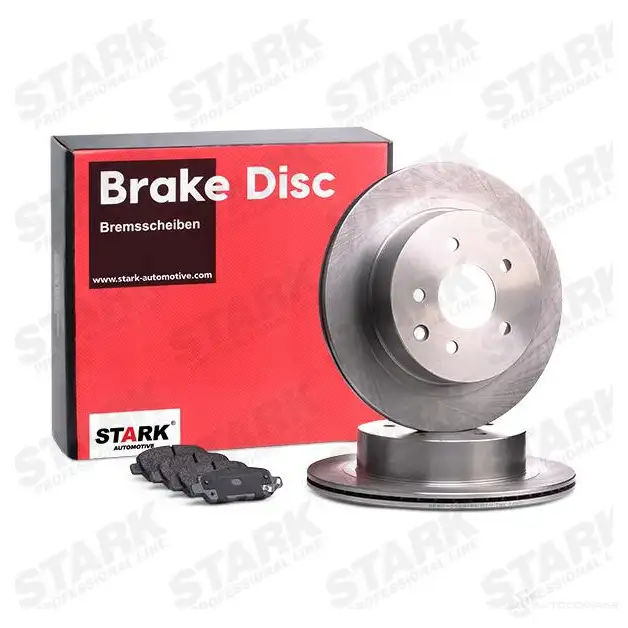 Тормозные диски и колодки, комплект STARK skbk1090356 1437813900 HB 2B6RI изображение 1