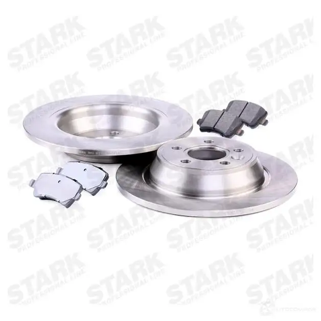 Тормозные диски и колодки, комплект STARK 1437814350 M 1FF8A skbk1090366 изображение 2