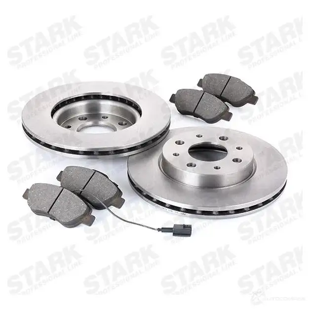 Тормозные диски и колодки, комплект STARK skbk1090196 YOUF YAN 1437816366 изображение 2