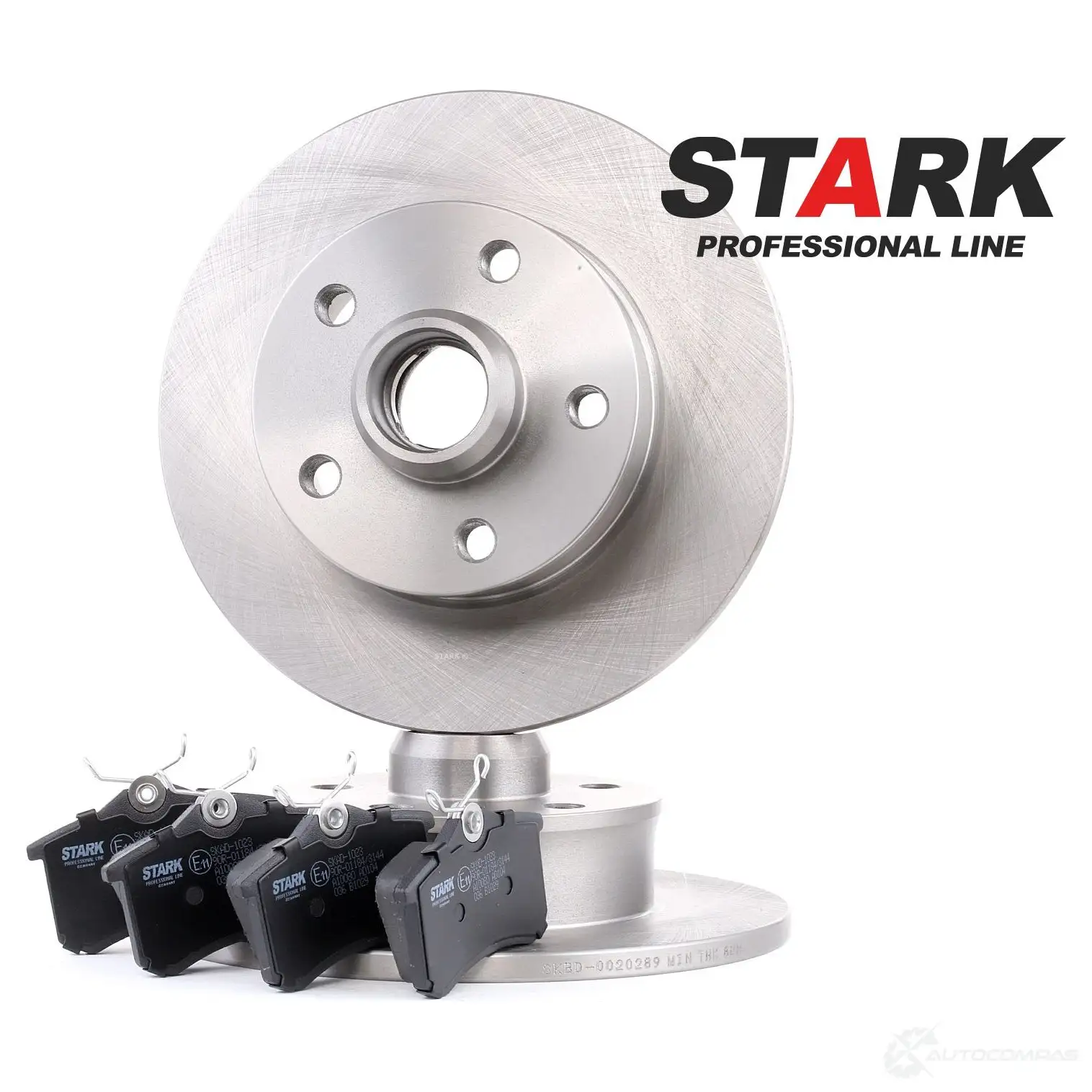 Тормозные диски и колодки, комплект STARK 1437817543 C3N R8 skbk1090157 изображение 0