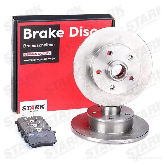 Тормозные диски и колодки, комплект STARK 1437817543 C3N R8 skbk1090157 изображение 1