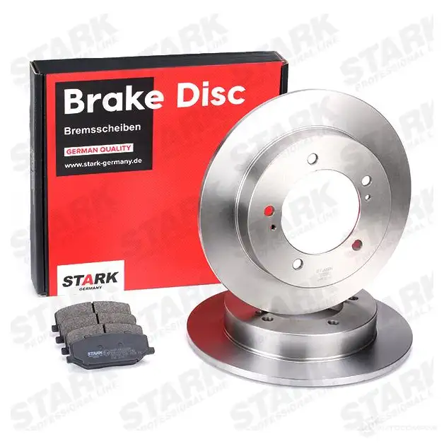 Тормозные диски и колодки, комплект STARK 1H95 F skbk1090200 1437817846 изображение 0