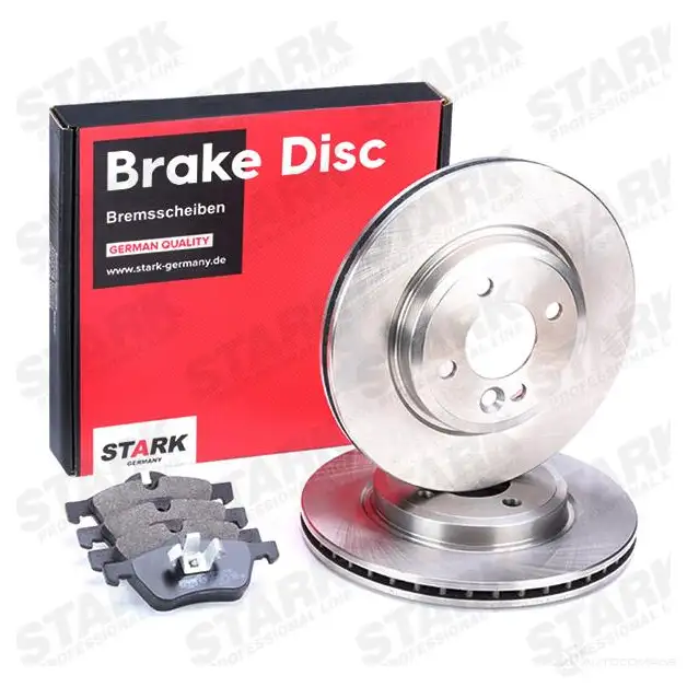 Тормозные диски и колодки, комплект STARK skbk1090182 GTG36 09 1437818083 изображение 1