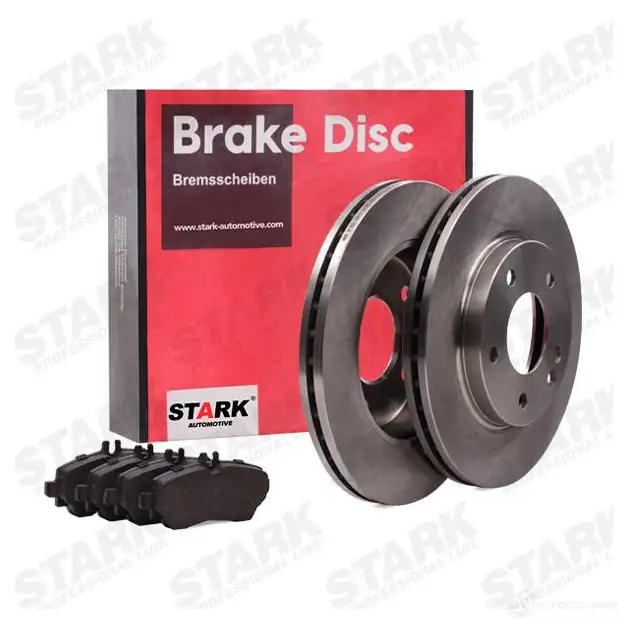 Тормозные диски и колодки, комплект STARK J9U 3RVQ skbk10990486 1437813549 изображение 1