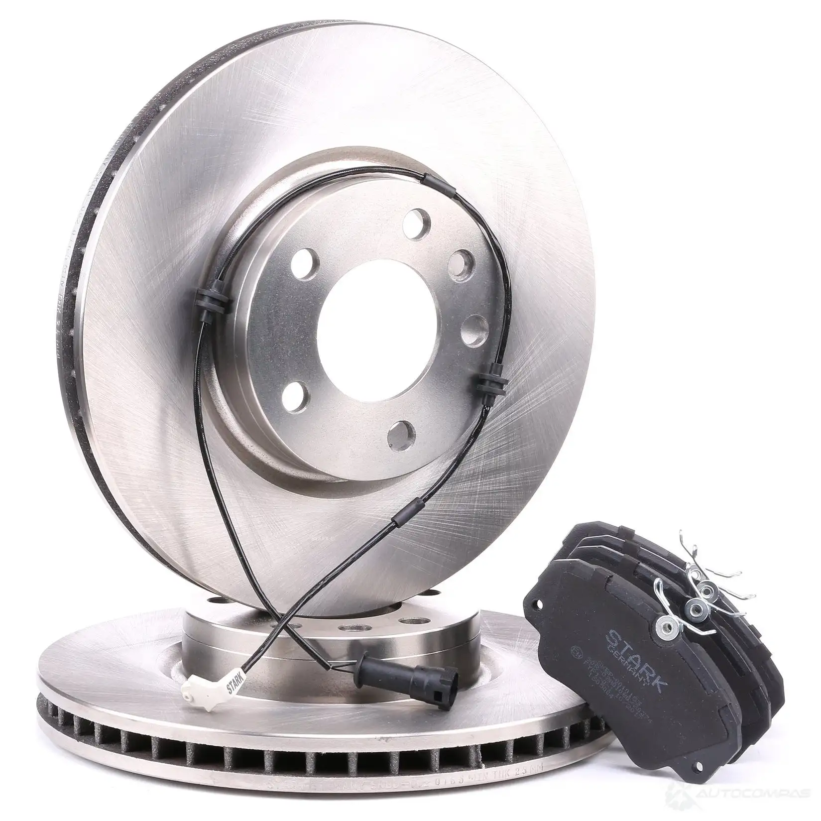 Тормозные диски и колодки, комплект STARK F84 HU skbk1090339 1437816219 - Изображение 1