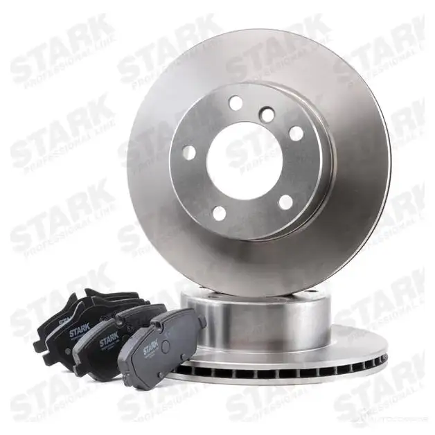 Тормозные диски и колодки, комплект STARK skbk1090217 MD 5WG 1437817381 изображение 3