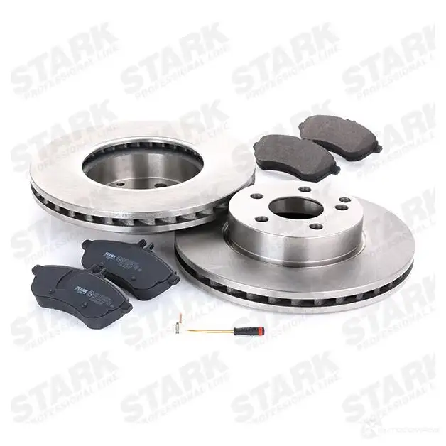 Тормозные диски и колодки, комплект STARK OJES M7P skbk1090244 1438358722 изображение 2