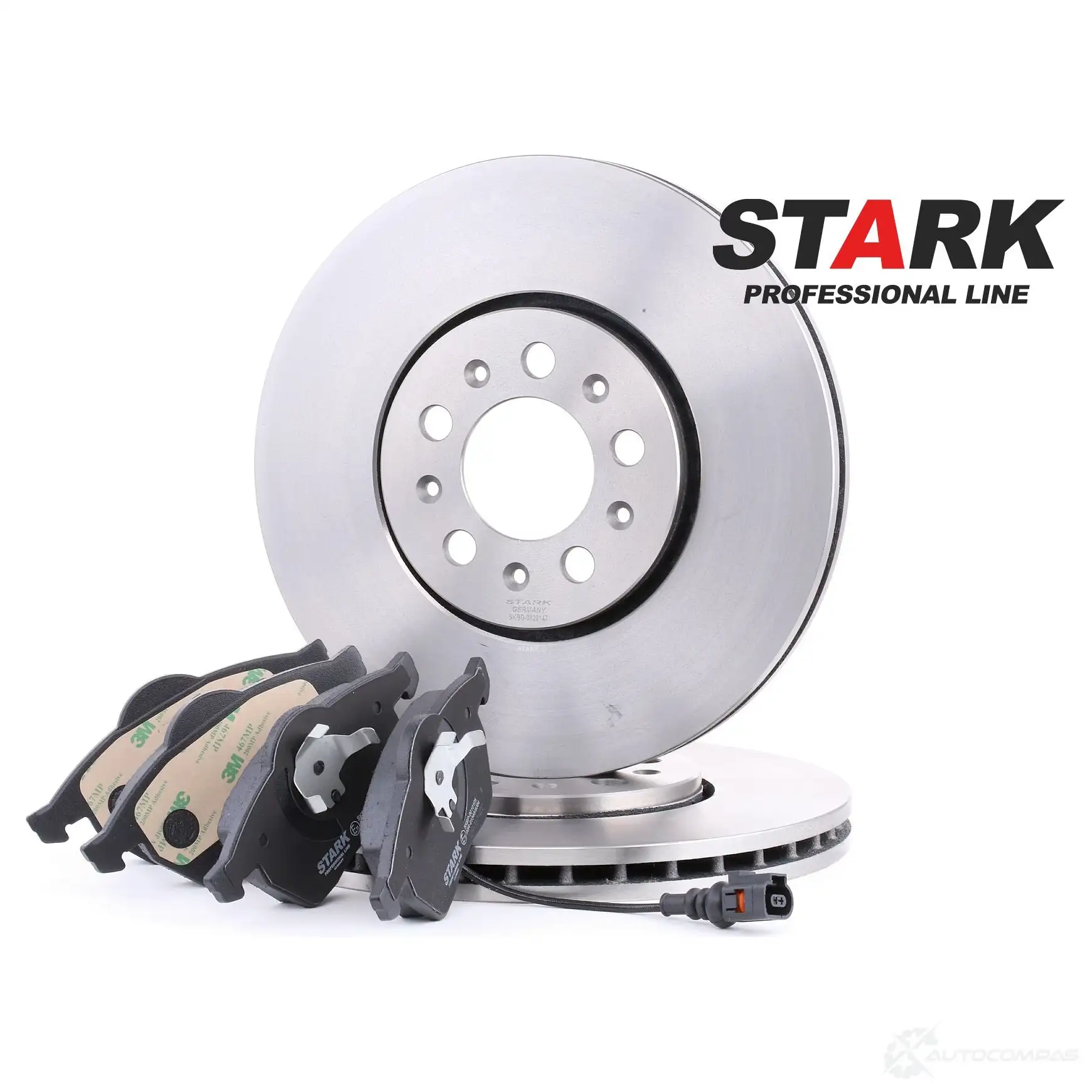 Тормозные диски и колодки, комплект STARK 410H7 7 skbk1090351 1437816577 изображение 0