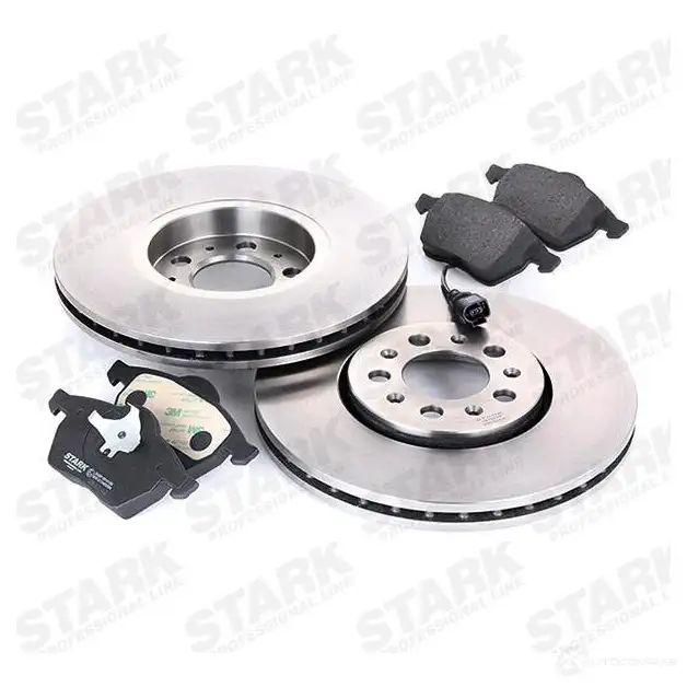 Тормозные диски и колодки, комплект STARK 410H7 7 skbk1090351 1437816577 изображение 2