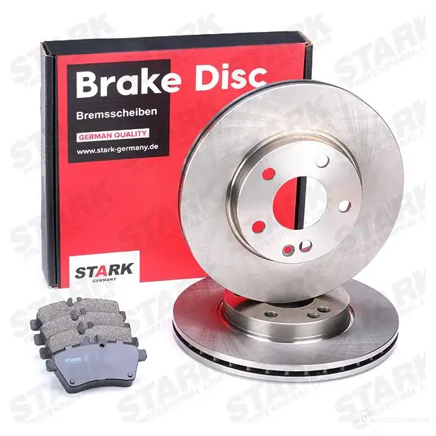 Тормозные диски и колодки, комплект STARK skbk1090180 PY8M4 8I 1437813911 изображение 1