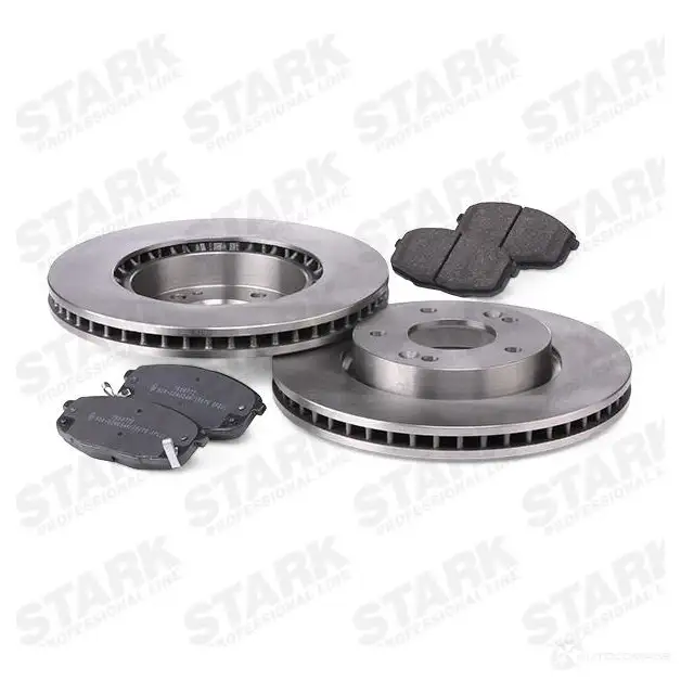 Тормозные диски и колодки, комплект STARK skbk1090129 1437814642 NSC WH6R изображение 3
