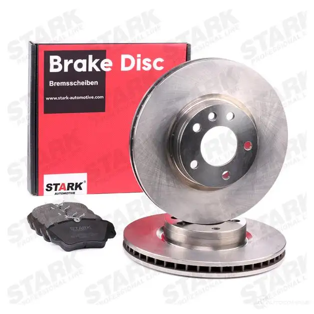 Тормозные диски и колодки, комплект STARK skbk1090172 PL KJ2R 1437816504 изображение 1