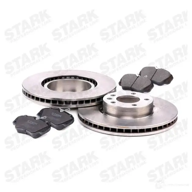 Тормозные диски и колодки, комплект STARK skbk1090172 PL KJ2R 1437816504 изображение 2