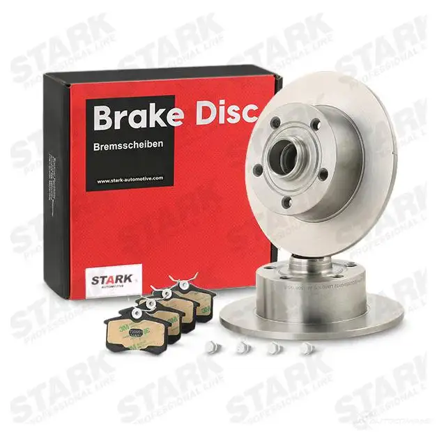 Тормозные диски и колодки, комплект STARK skbk1090034 1437813790 Y3 UJ2 изображение 1