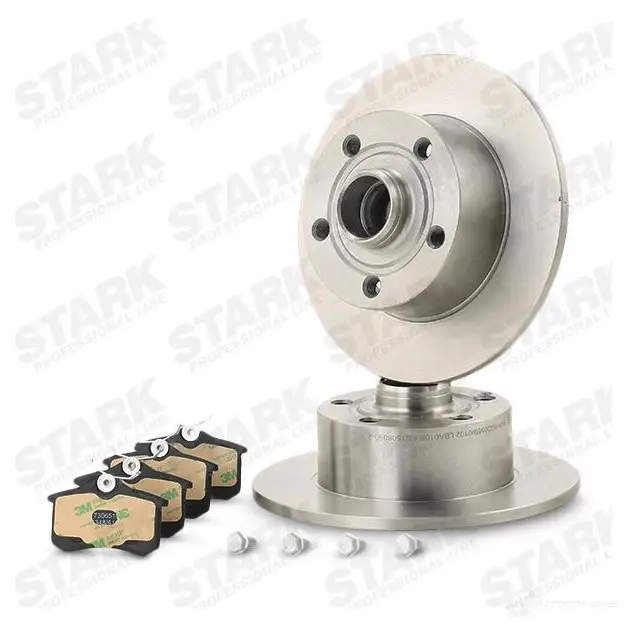 Тормозные диски и колодки, комплект STARK skbk1090034 1437813790 Y3 UJ2 изображение 2