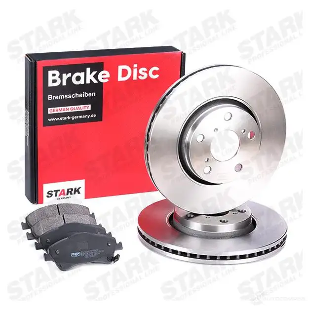 Тормозные диски и колодки, комплект STARK 1437815014 skbk1090118 B60Y DC8 изображение 1
