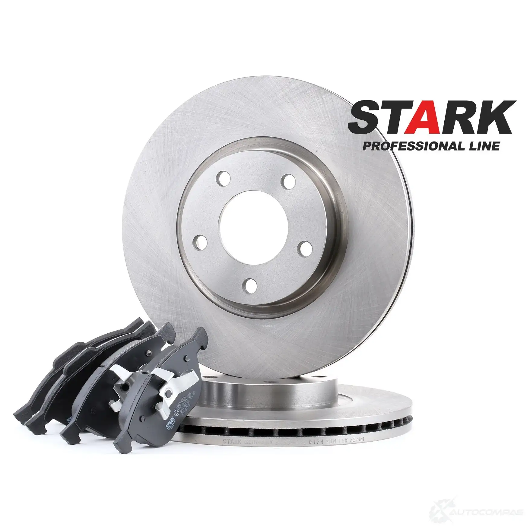 Тормозные диски и колодки, комплект STARK VZE7PM S skbk1090150 1437814629 изображение 0