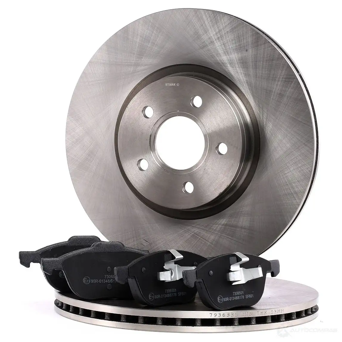 Тормозные диски и колодки, комплект STARK 1437815466 skbk1090134 RI 71M изображение 0