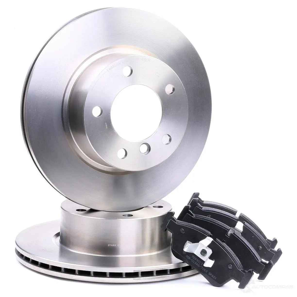 Тормозные диски и колодки, комплект STARK skbk1090183 1437814616 3V 68CS - Изображение 1