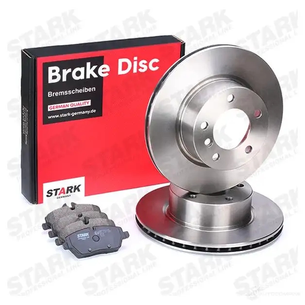 Тормозные диски и колодки, комплект STARK E6 JJX skbk1090211 1437814615 изображение 1