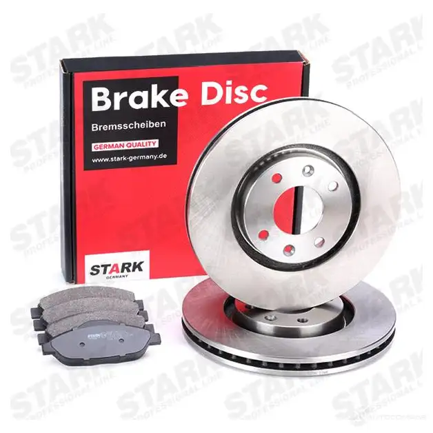 Тормозные диски и колодки, комплект STARK 1437813925 skbk1090242 HLQZ 4 изображение 1