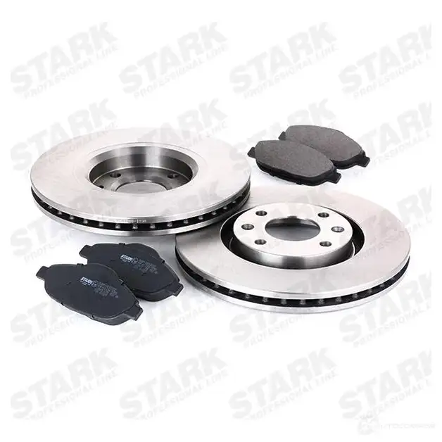 Тормозные диски и колодки, комплект STARK 1437813925 skbk1090242 HLQZ 4 изображение 2