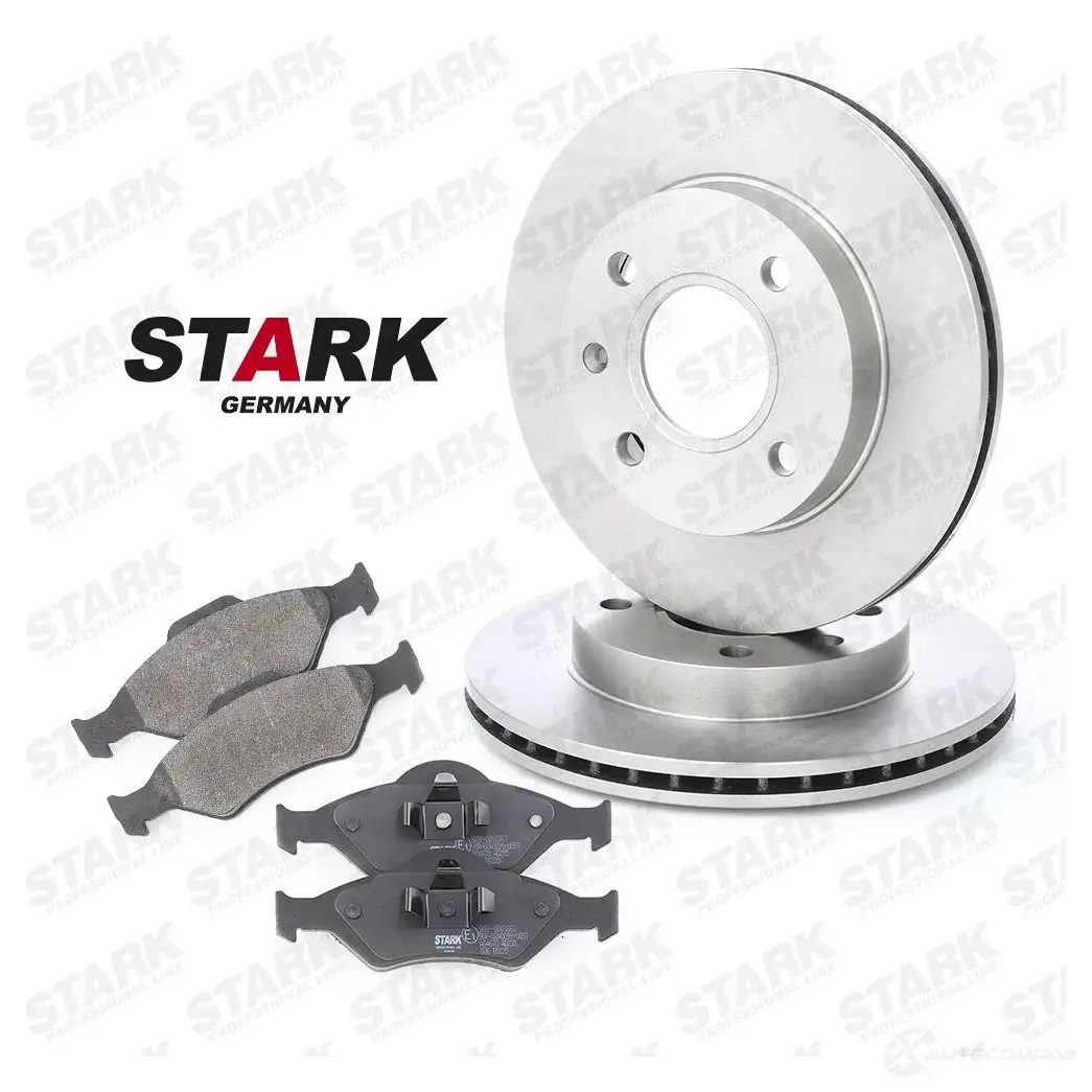 Тормозные диски и колодки, комплект STARK 1437813803 E3 NGQEA skbk1090097