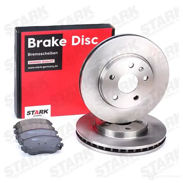 Тормозные диски и колодки, комплект STARK skbk1090234 1437813807 3B HEV изображение 0