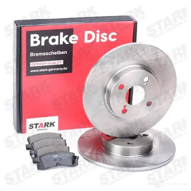 Тормозные диски и колодки, комплект STARK skbk1090234 1437813807 3B HEV изображение 2