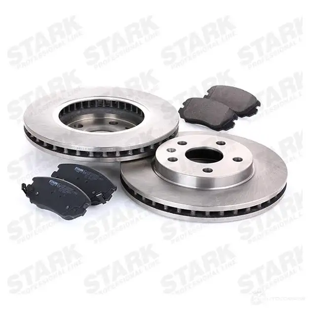 Тормозные диски и колодки, комплект STARK skbk1090234 1437813807 3B HEV изображение 3