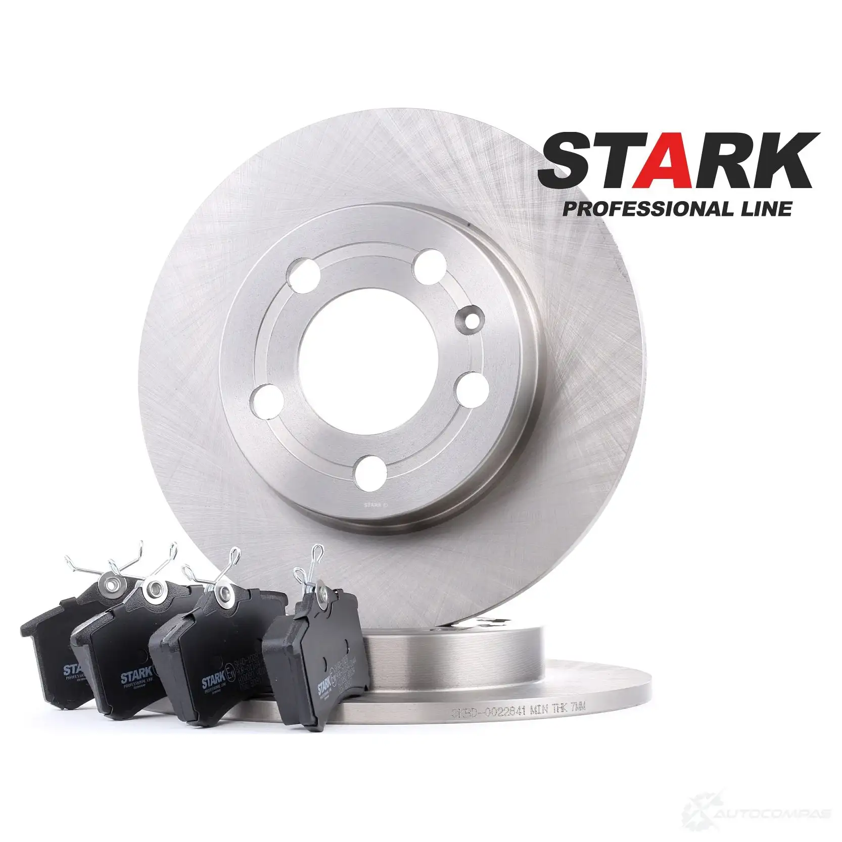 Тормозные диски и колодки, комплект STARK skbk1090352 6ZFZ F 1437813208 изображение 0