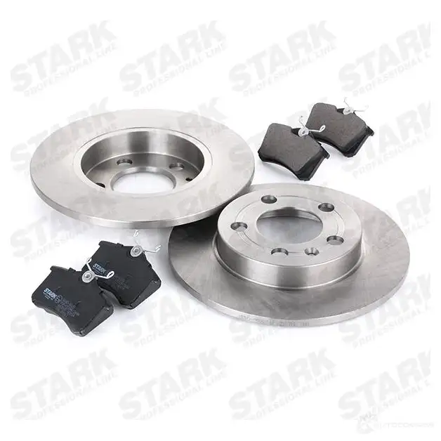 Тормозные диски и колодки, комплект STARK skbk1090352 6ZFZ F 1437813208 изображение 2