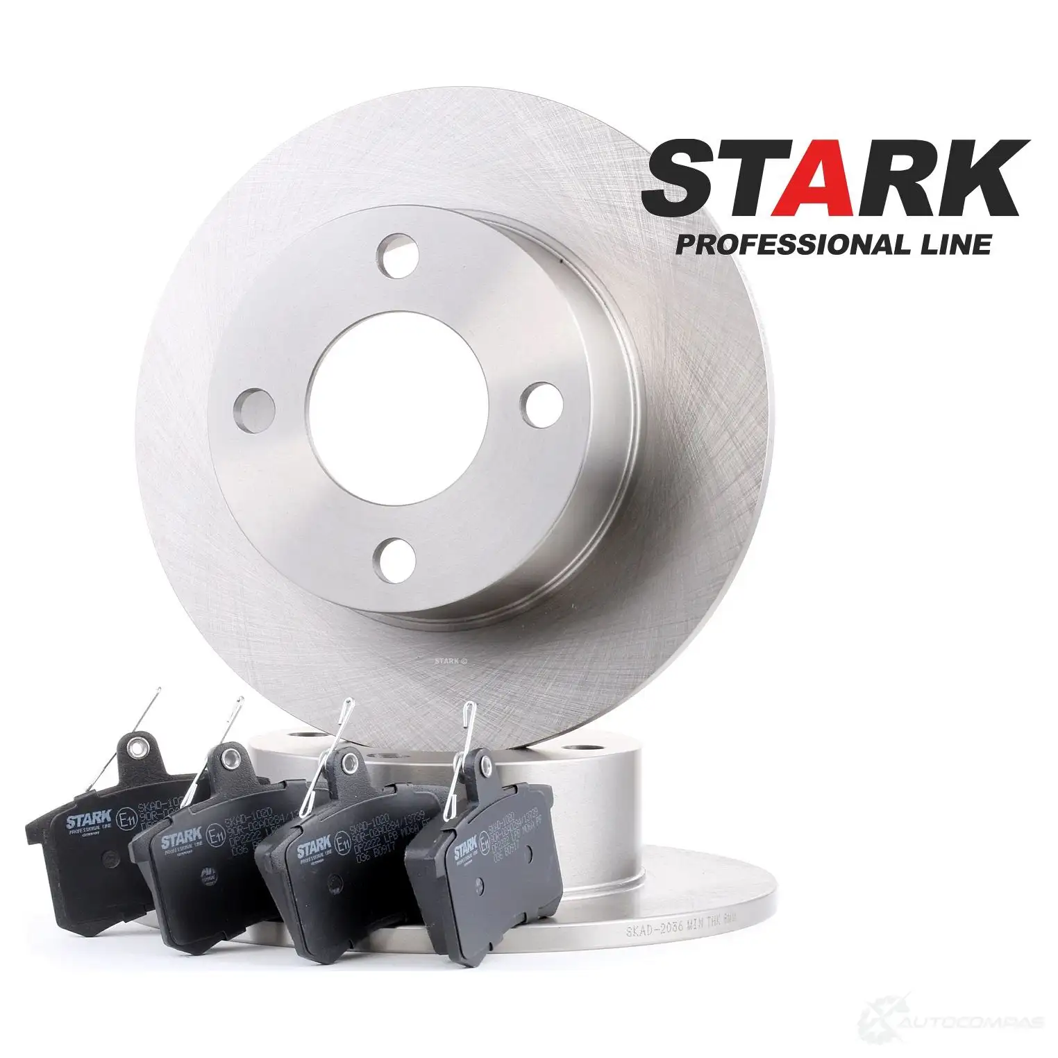 Тормозные диски и колодки, комплект STARK skbk1090308 JW4Q JEN 1437816606 изображение 0