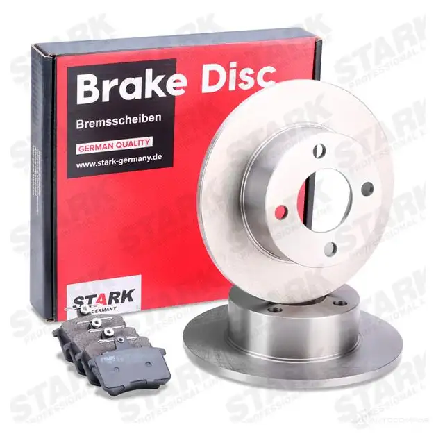 Тормозные диски и колодки, комплект STARK skbk1090308 JW4Q JEN 1437816606 изображение 1