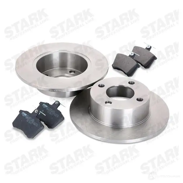 Тормозные диски и колодки, комплект STARK skbk1090308 JW4Q JEN 1437816606 изображение 2