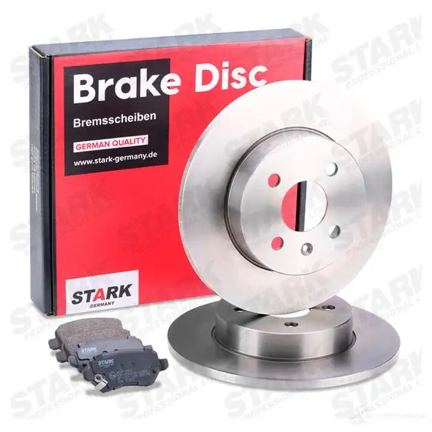 Тормозные диски и колодки, комплект STARK skbk1090329 F CVVF 1437816352 изображение 1