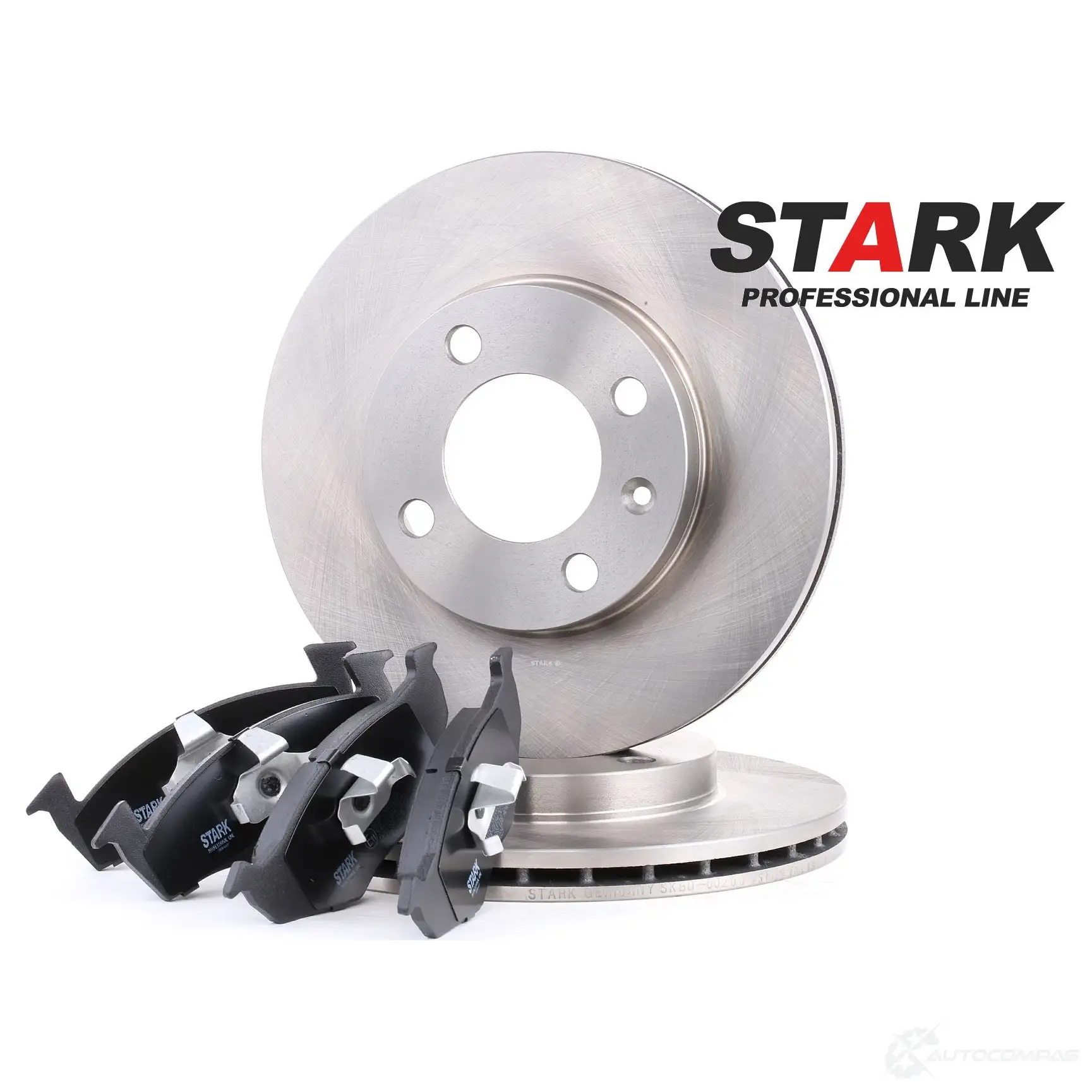 Тормозные диски и колодки, комплект STARK 1437818190 skbk1090186 3TJ 3SL изображение 0