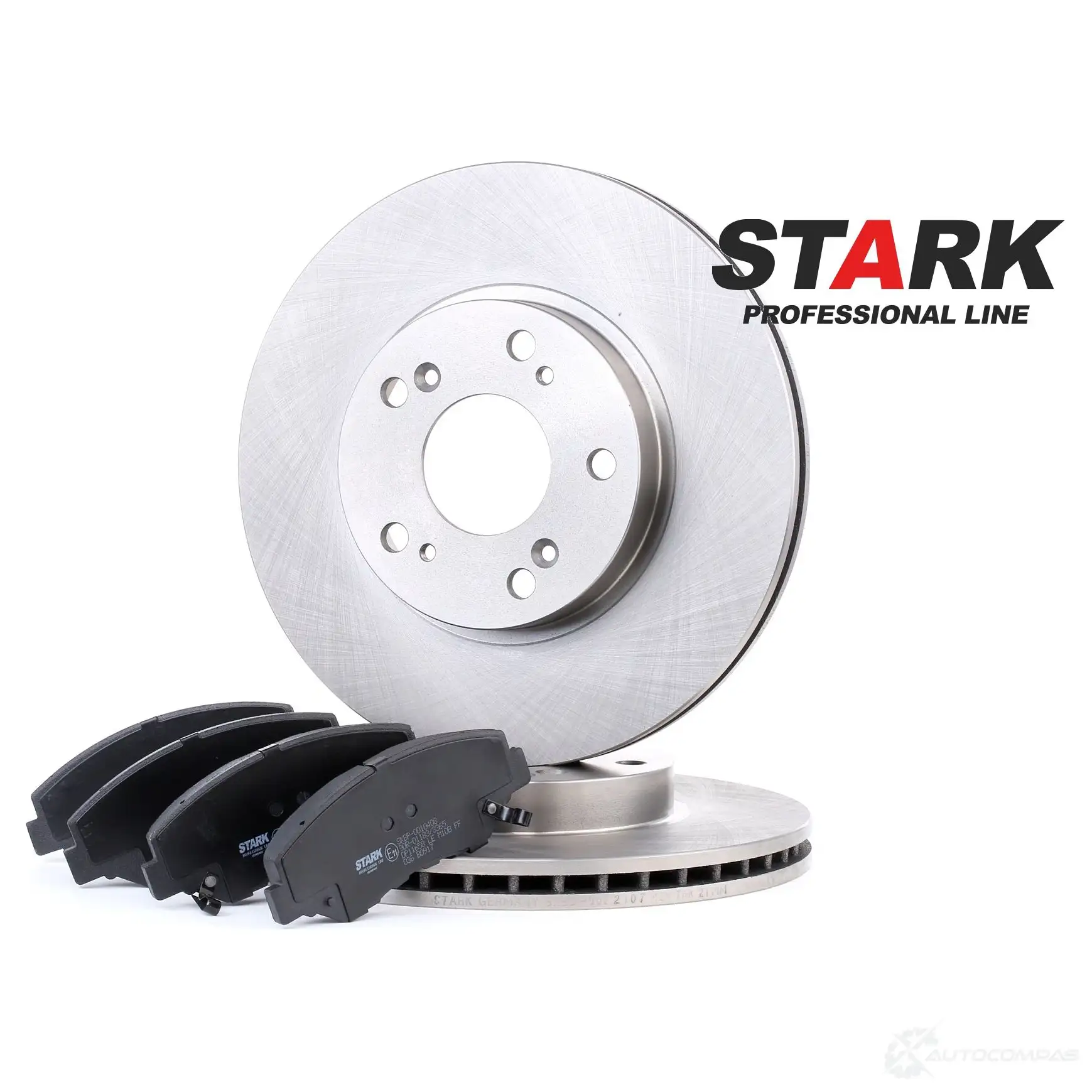 Тормозные диски и колодки, комплект STARK skbk1090188 H JZMG7W 1437814646 - Изображение 1