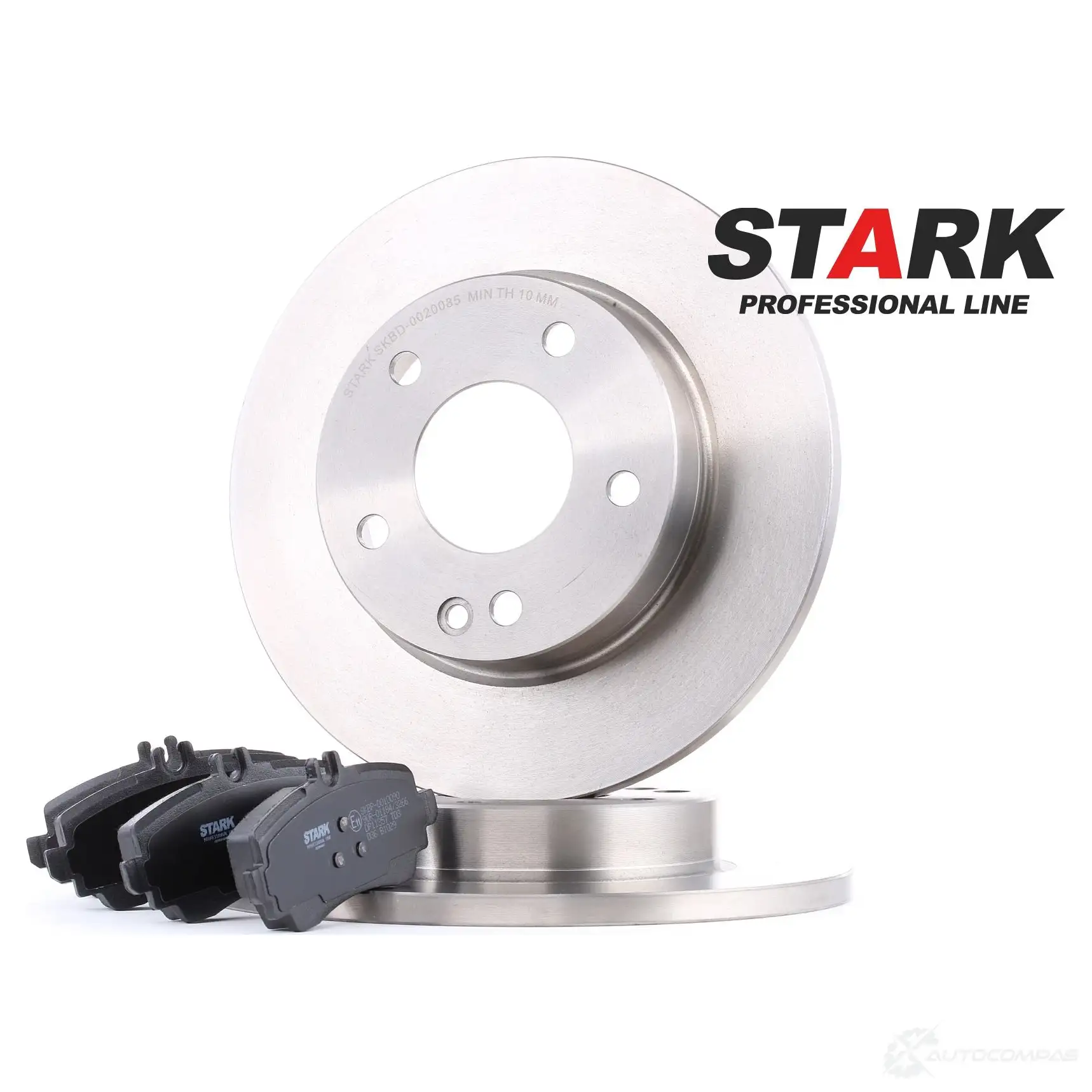 Тормозные диски и колодки, комплект STARK R8O FL5 1437813518 skbk1090066 - Изображение 1