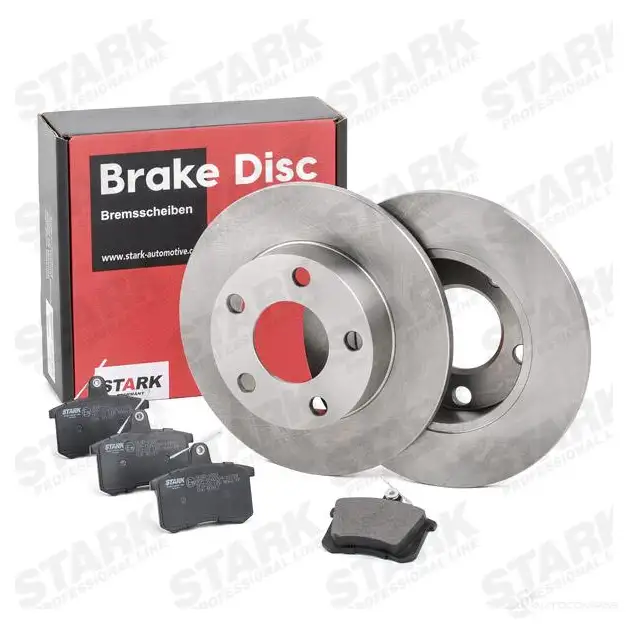 Тормозные диски и колодки, комплект STARK skbk1090254 1437813221 8A NMI изображение 1