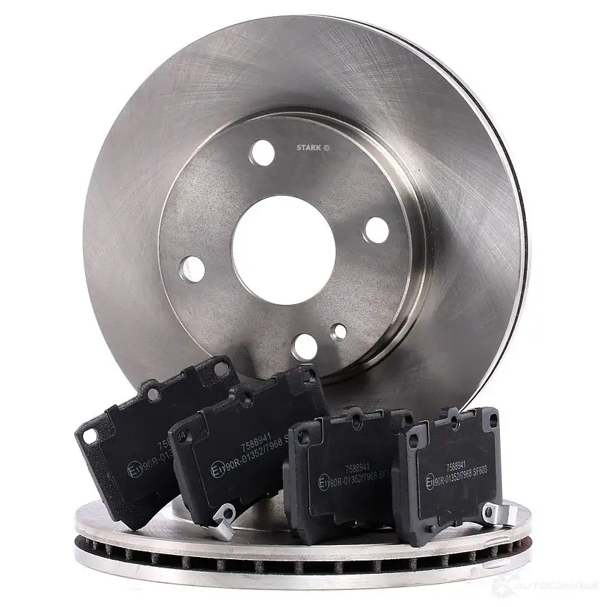 Тормозные диски и колодки, комплект STARK H 4QYT0Y skbk1090343 1437818201 изображение 0