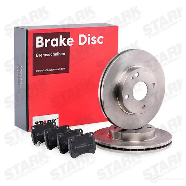 Тормозные диски и колодки, комплект STARK H 4QYT0Y skbk1090343 1437818201 изображение 1