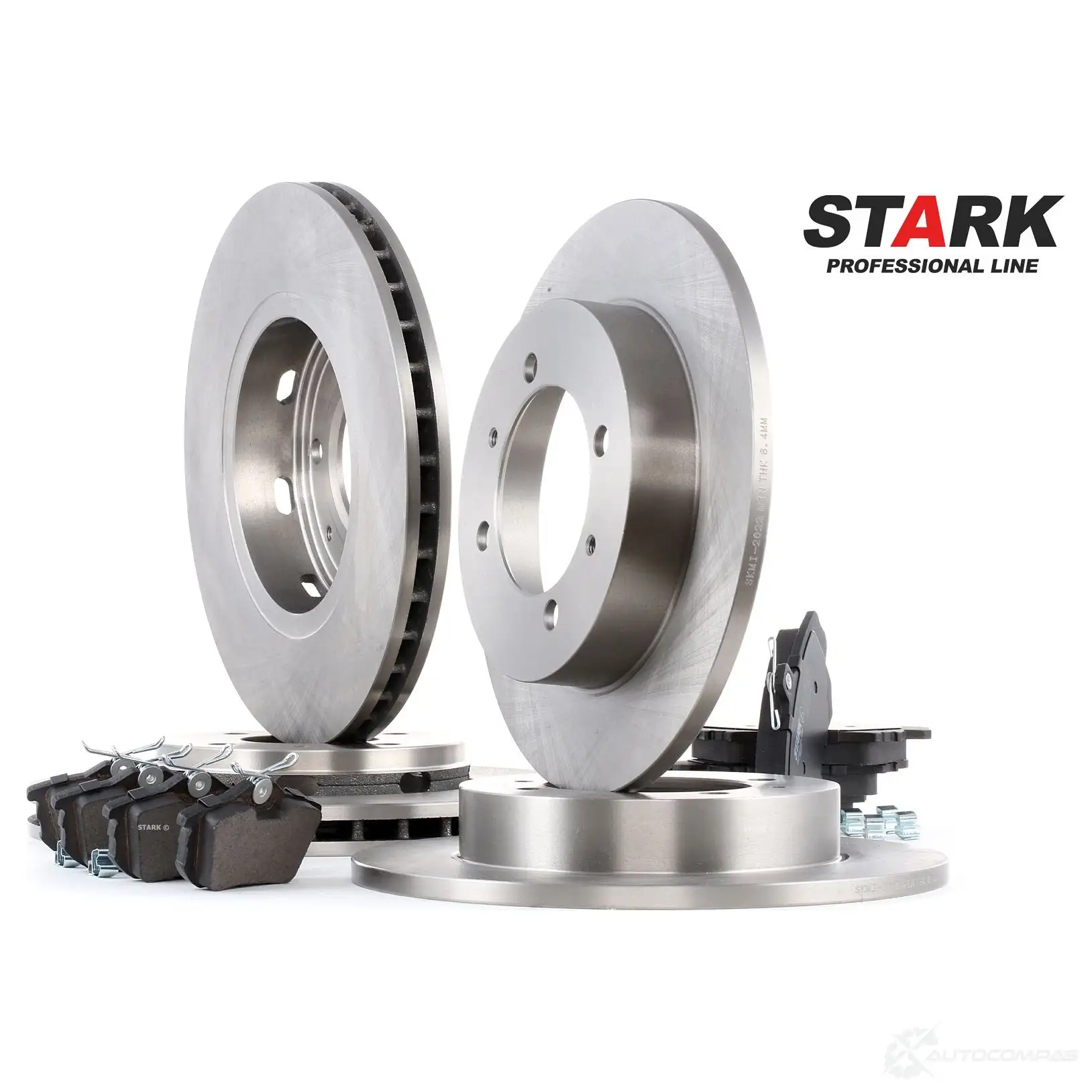 Тормозные диски и колодки, комплект STARK 1437816133 skbk1090307 C H7T7 изображение 0