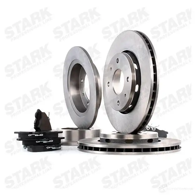 Тормозные диски и колодки, комплект STARK 1437816133 skbk1090307 C H7T7 изображение 2