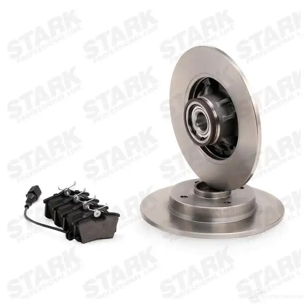 Тормозные диски и колодки, комплект STARK skbk1090245 LR3L AWA 1437815009 изображение 3